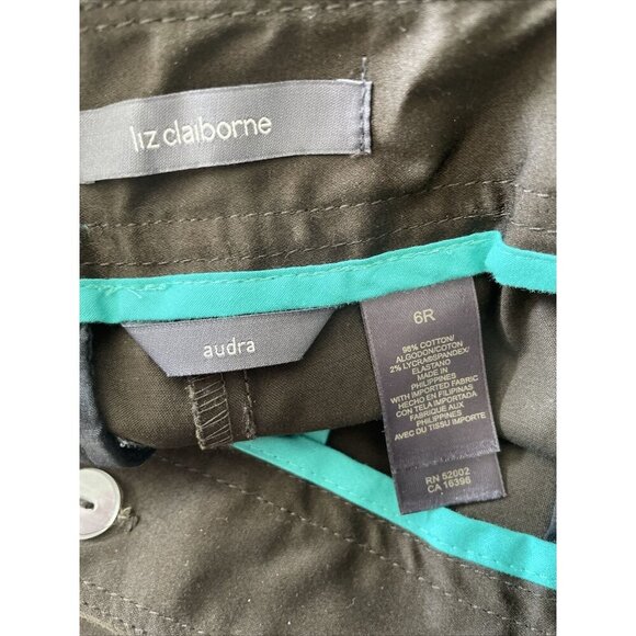 Liz Claiborne Brown Blazer Jacket Sz 6 Audra Pant Outfit Set Career - Picture 8 of 9